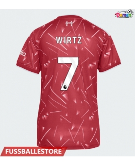 Günstige Liverpool Florian Wirtz #7 Heimtrikot Damen 2026-27 Kurzarm